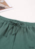 Hiloc Cotton Sleepwear Women Pajama Turn Down Collar Suits With Shorts Long Sleeve Pajamas For Sleep